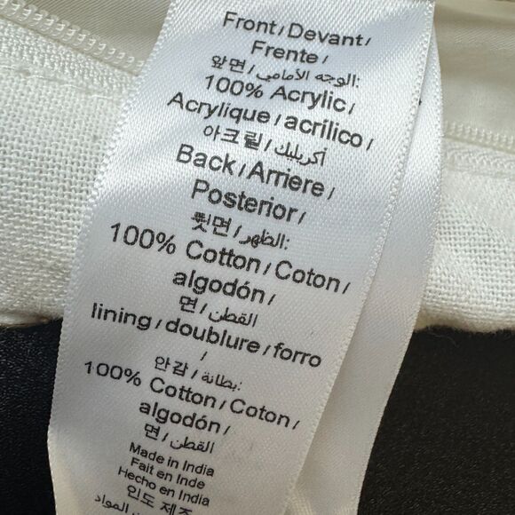 Pottery Barn Teen Golden Stripe Pillow Cover White Metallic Gold Hand Knit NEW - Picture 8 of 11